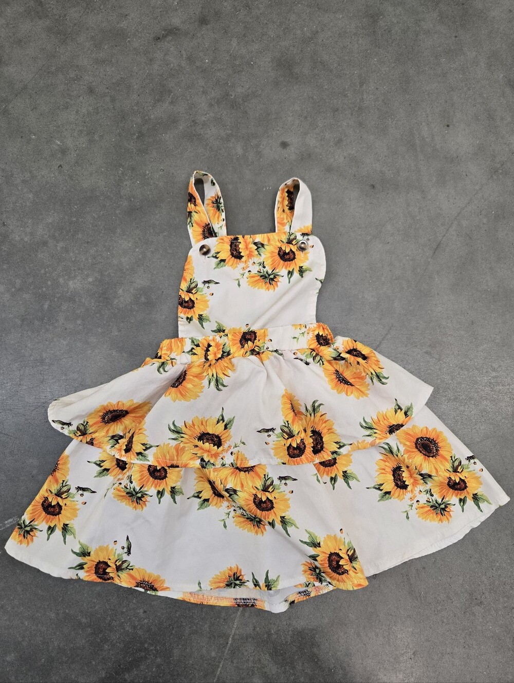 Adorable Baby Girl Sunflowers Dress 18-24 Months